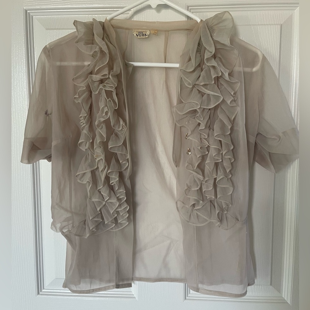 Vintage Ruffle Blouse - Picture 7 of 7